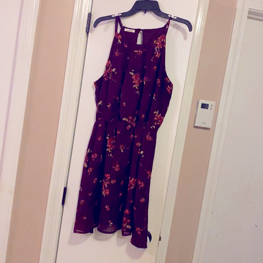 Maurice’s Maroon key hole back dress